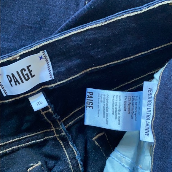 NWOT PAIGE Jeans - Verdugo Ultra Skinny - Picture 5 of 5